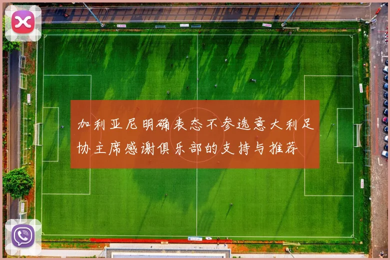 加利亚尼明确表态不参选意大利足协主席感谢俱乐部的支持与推荐